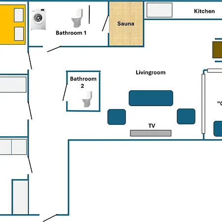 Stunning, Brand New Sea-view With 3 Bedrooms Апартаменты *